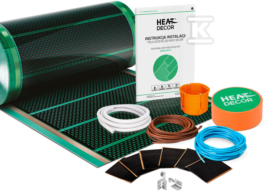 HD-G 140 heating foil set W/m2, width - Z/GRN70/BT/BX/4